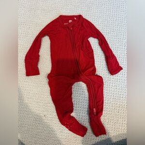 Red Kids One Piece by Bums & Roses